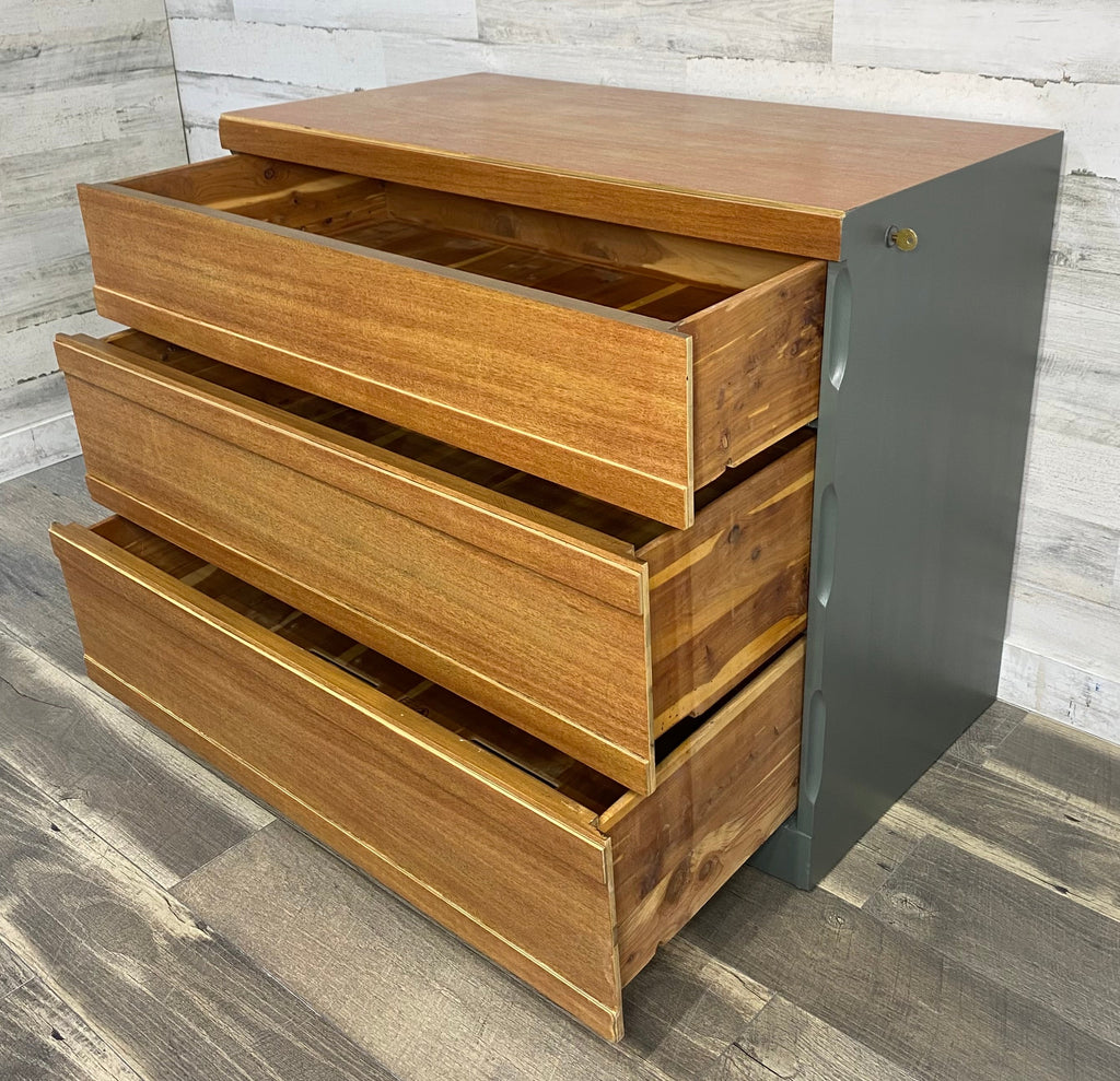 Vintage/ Mid Century Cavalier “Stowaway” Cedar Dresser